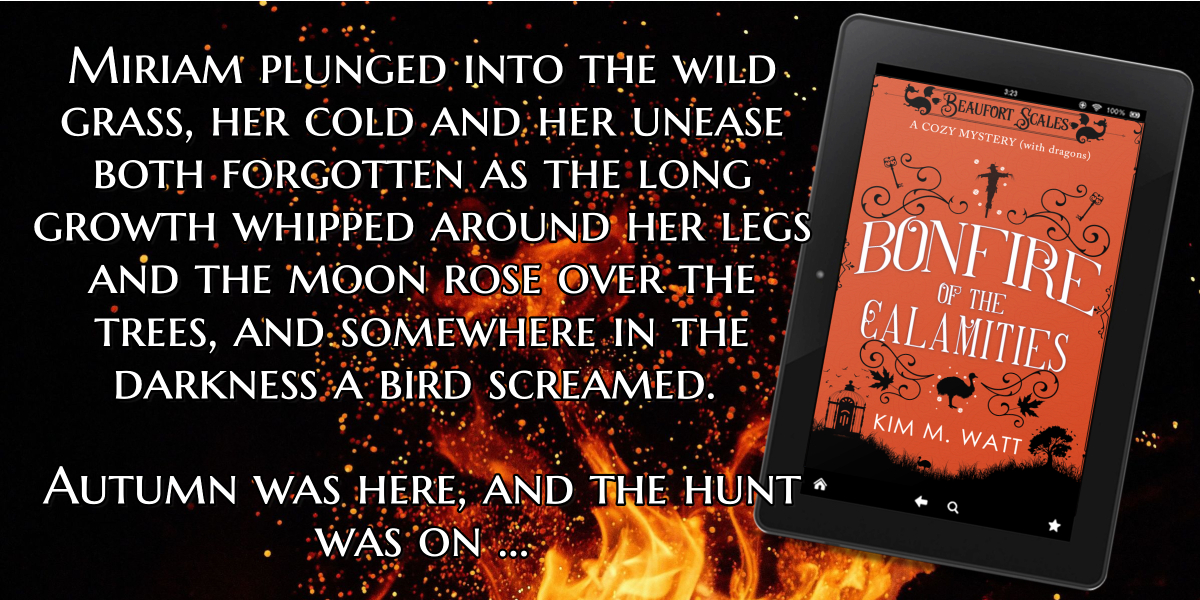 Bonfire of the Calamities, Beaufort Scales Book 8, cozy mystery with dragons